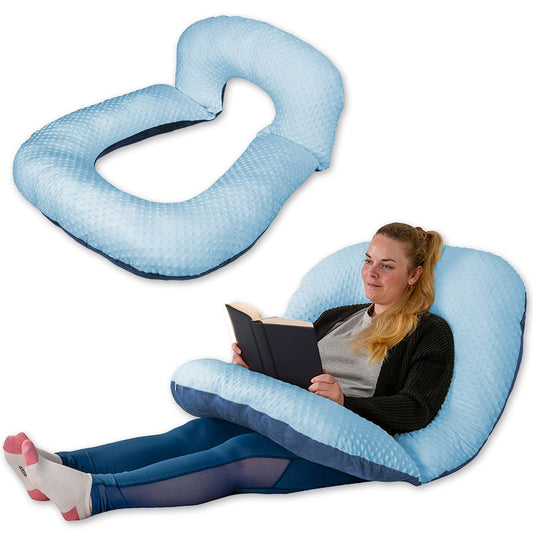 Lese- und Komfortkissen Soft Plus Blau