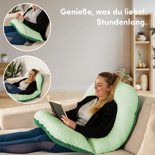 Lese- und Komfortkissen Soft Plus Grün