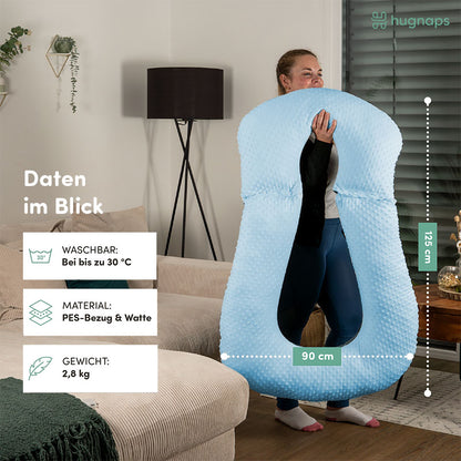 Lese- und Komfortkissen Soft Plus Blau